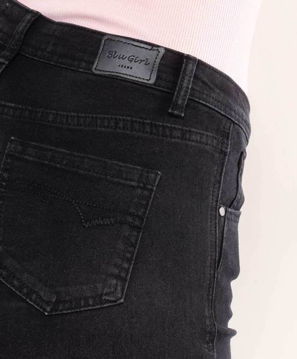 Jeans mujer capri black