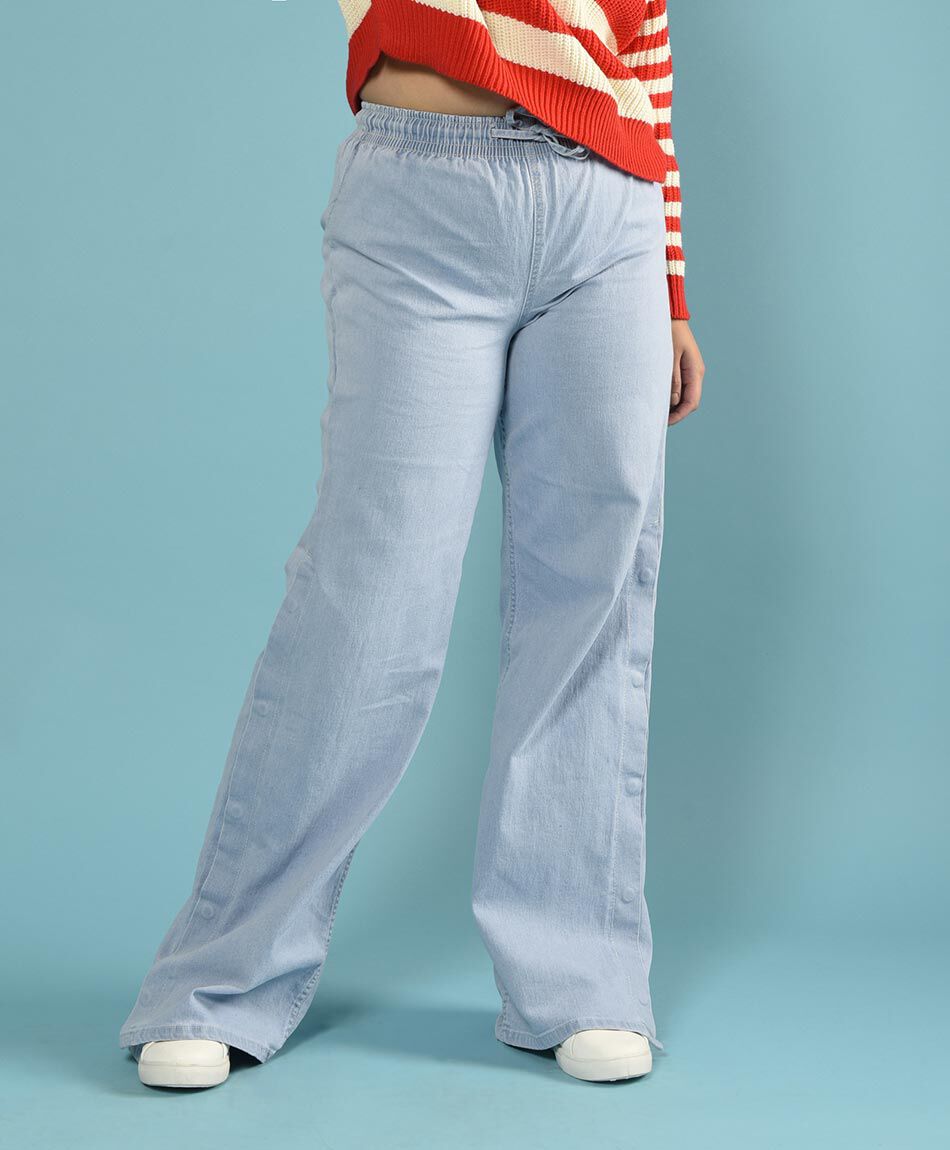 Jeans tiro alto