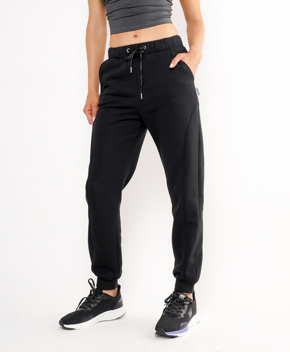 Pantal&oacute;n deportivo mujer jogger negro