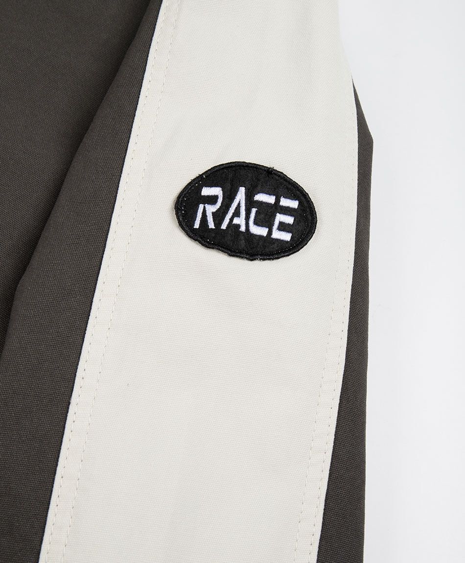 Campera hombre canvas bicolor