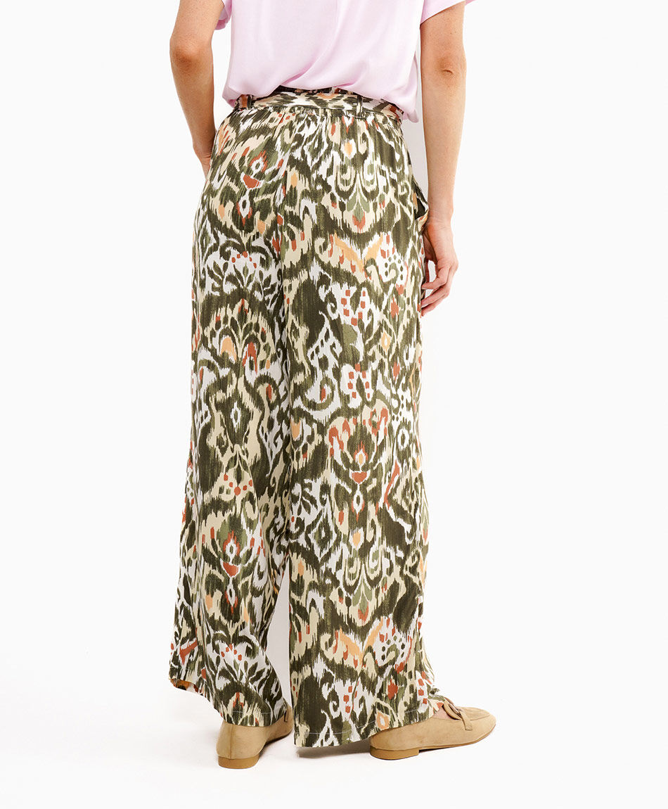 Pantal&oacute;n mujer estampado abstracto