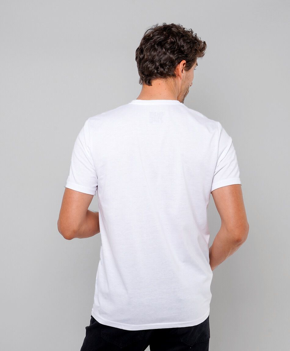 Remera hombre lisa bandera