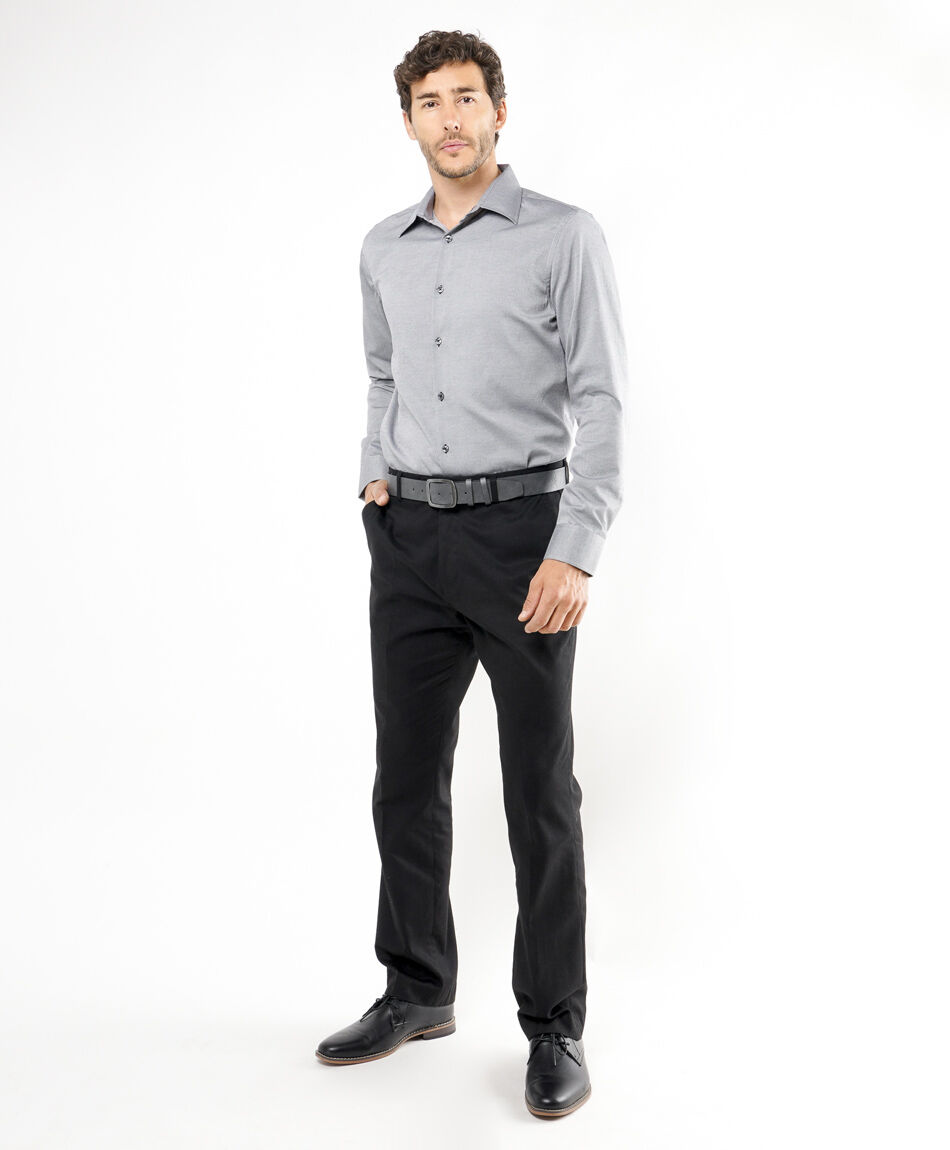 Camisa hombre gris