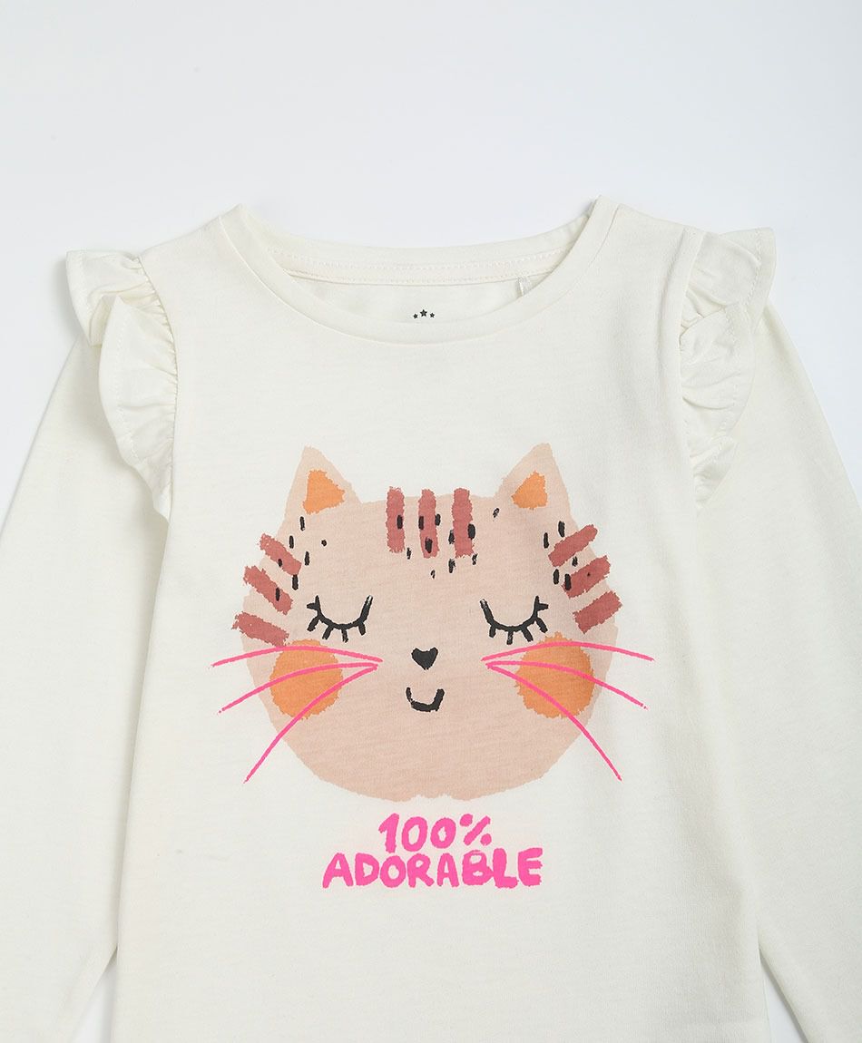 Remera beb&eacute; gatito