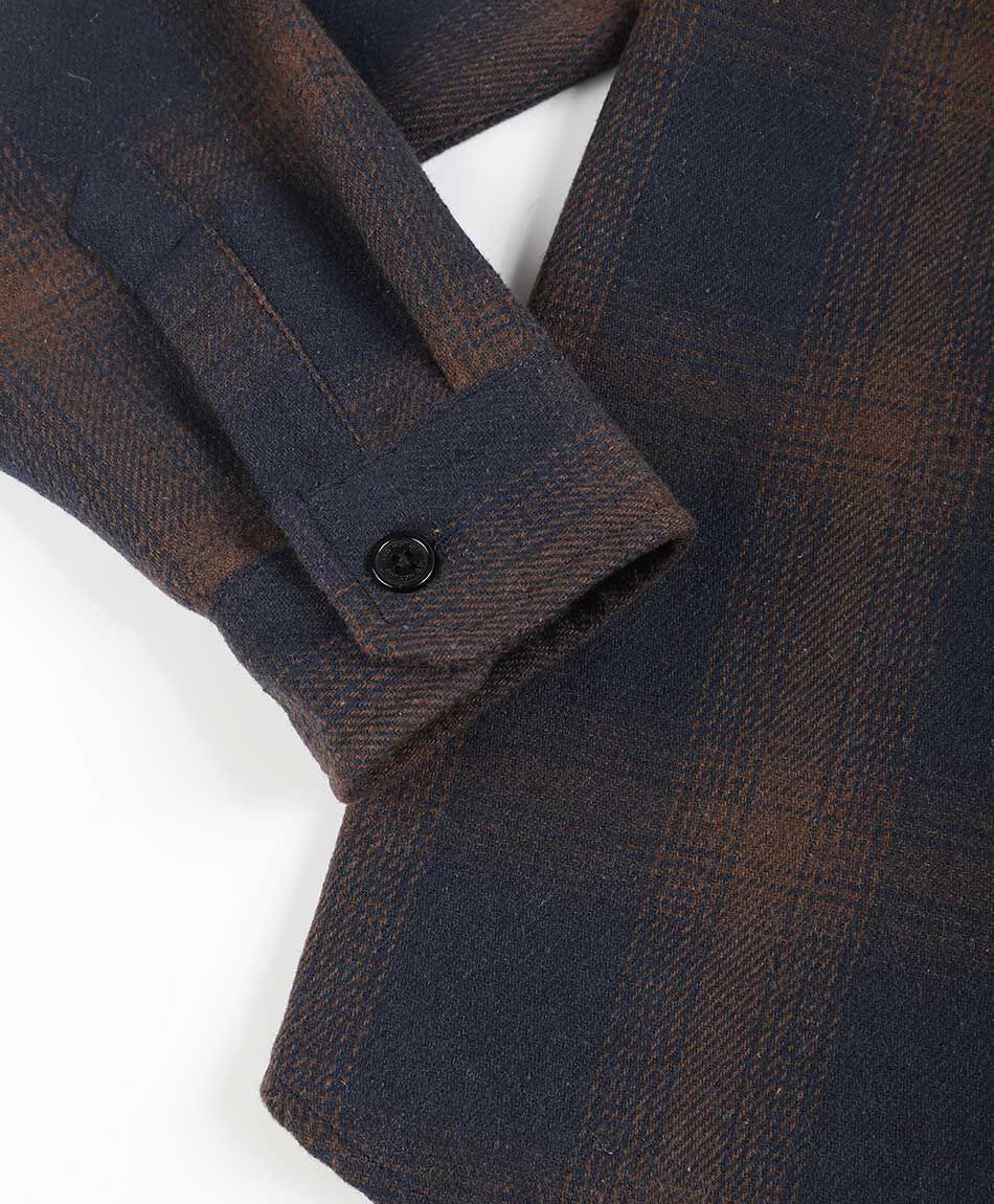 Campera hombre le&ntilde;adora franela escosesa