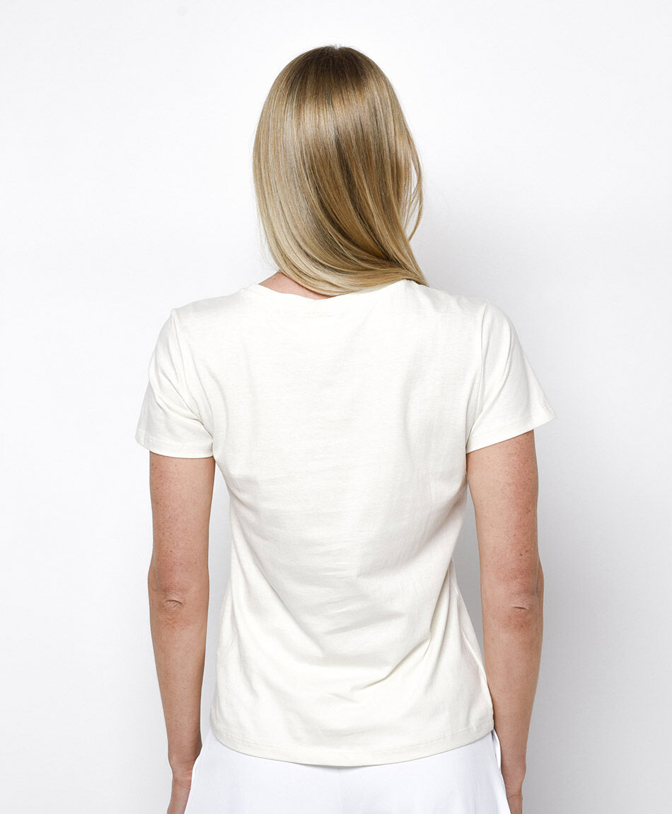 Remera mujer estampado believe