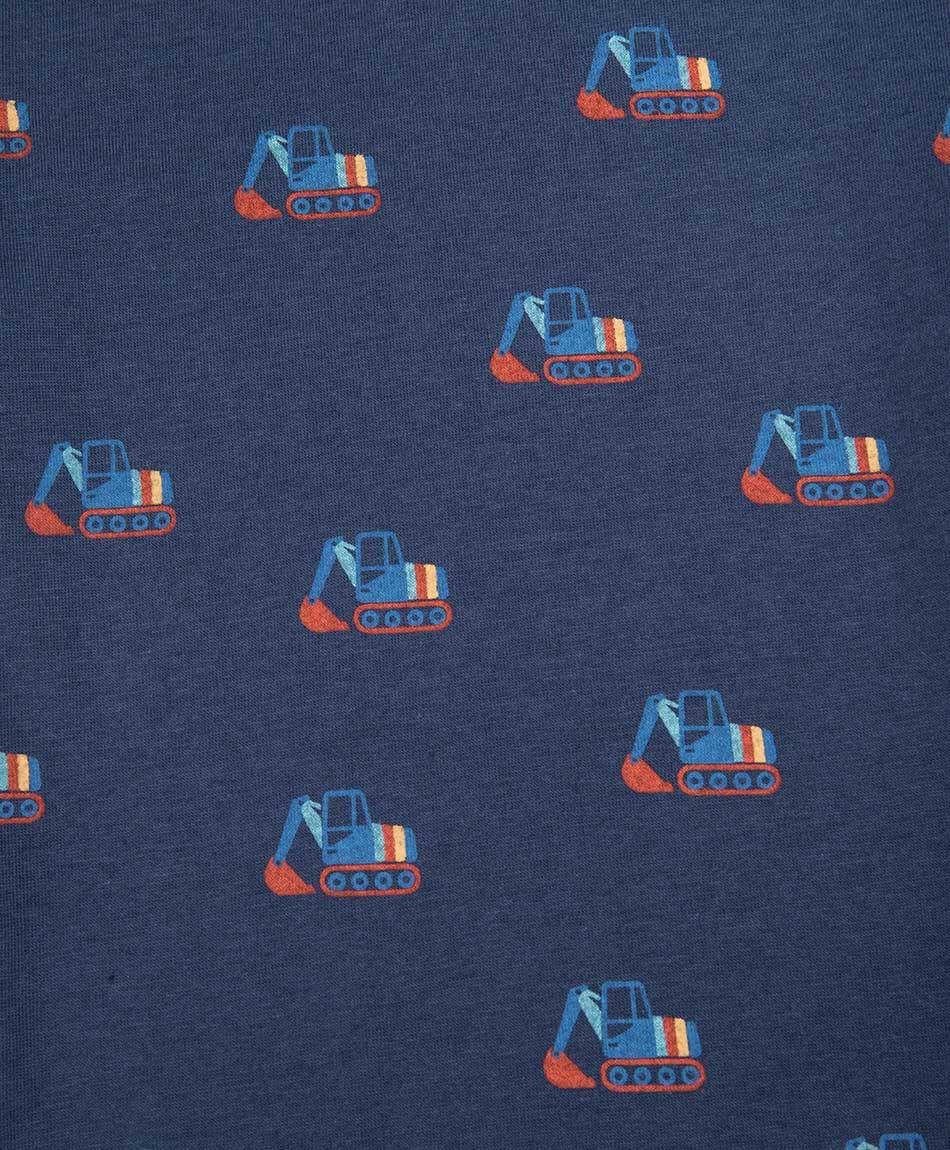 Remera beb&eacute; manga larga camiones