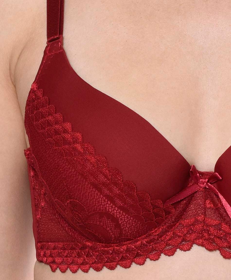 Corpi&ntilde;o mujer encaje floreado