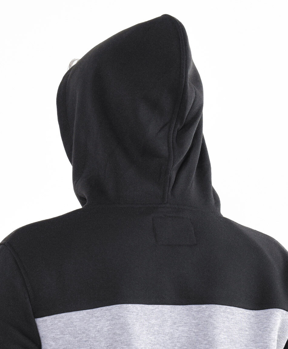 Buzo hombre gris y negro