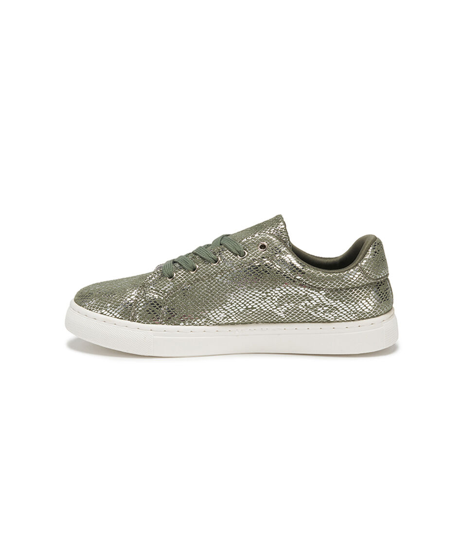 Zapatilla mujer menta silver