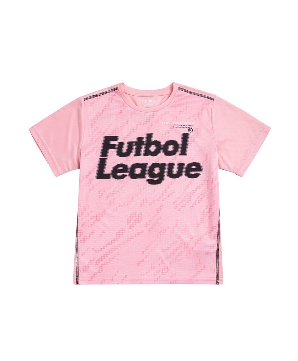 Remera ni&ntilde;o f&uacute;tbol league