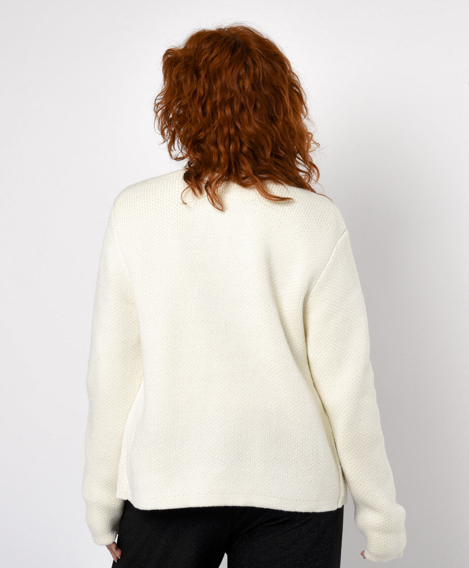 Chaqueta mujer tejida botones