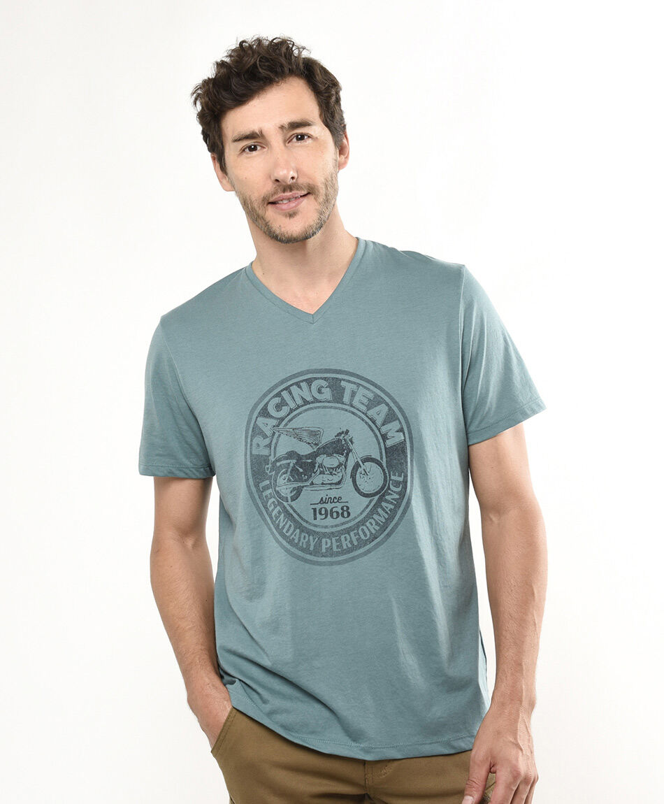 Remera hombre racing team - TRICOT