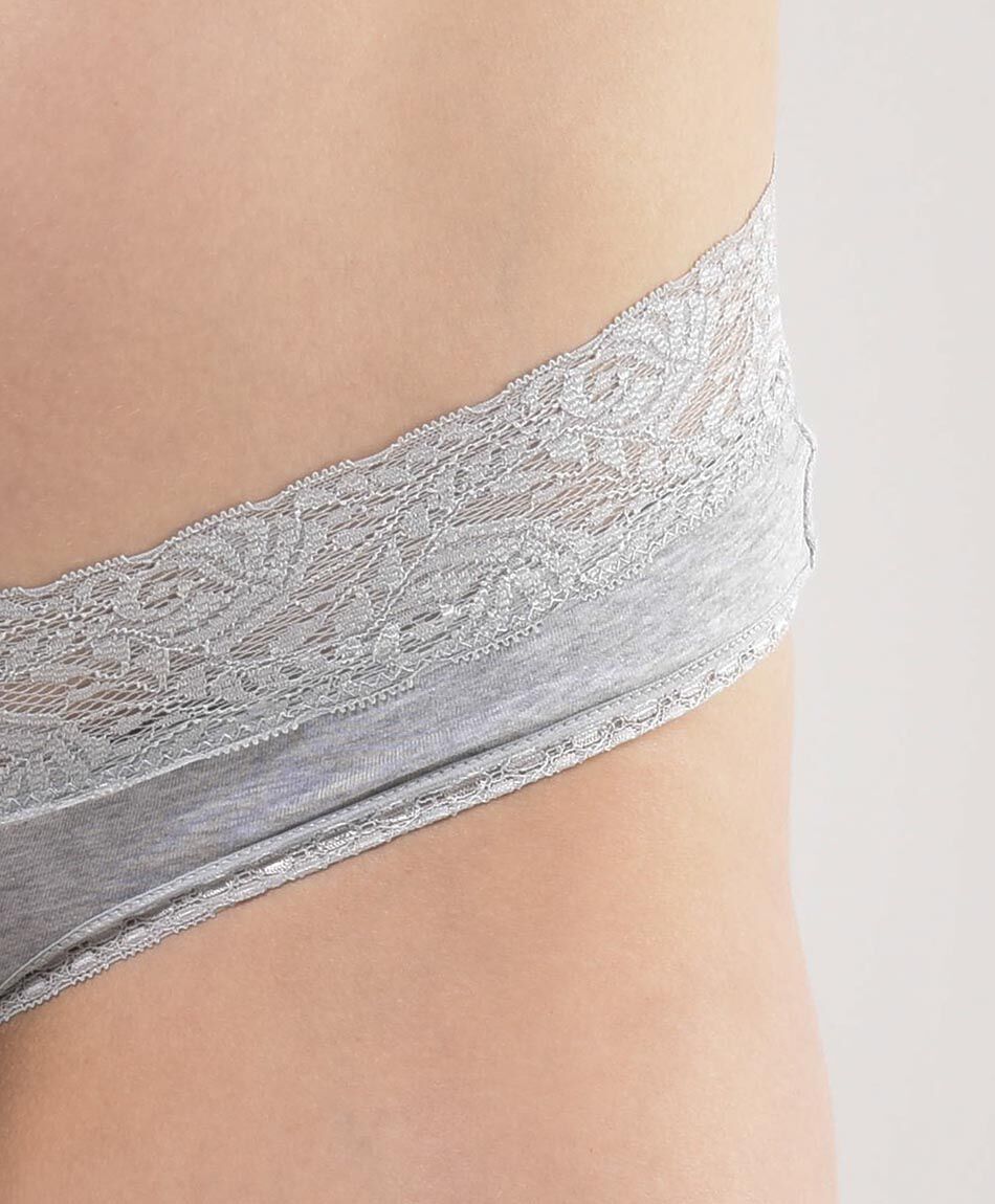 Pantaleta mujer cintura encaje