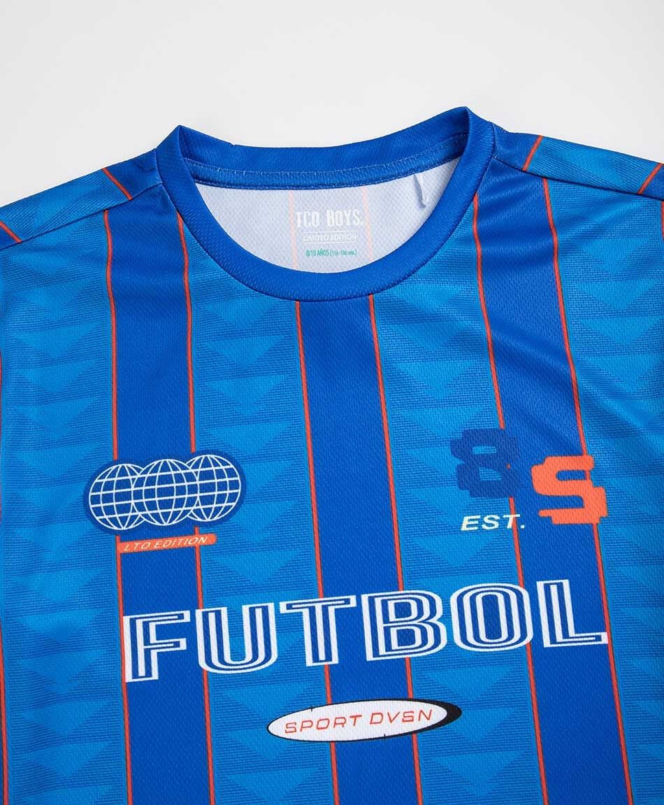 Remera ni&ntilde;o f&uacute;tbol