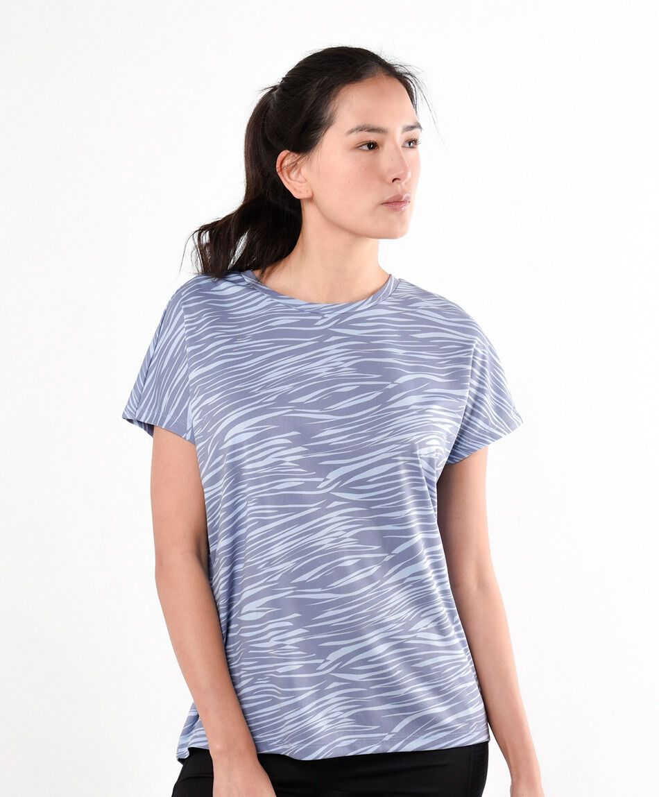 Remera deportiva mujer ondas