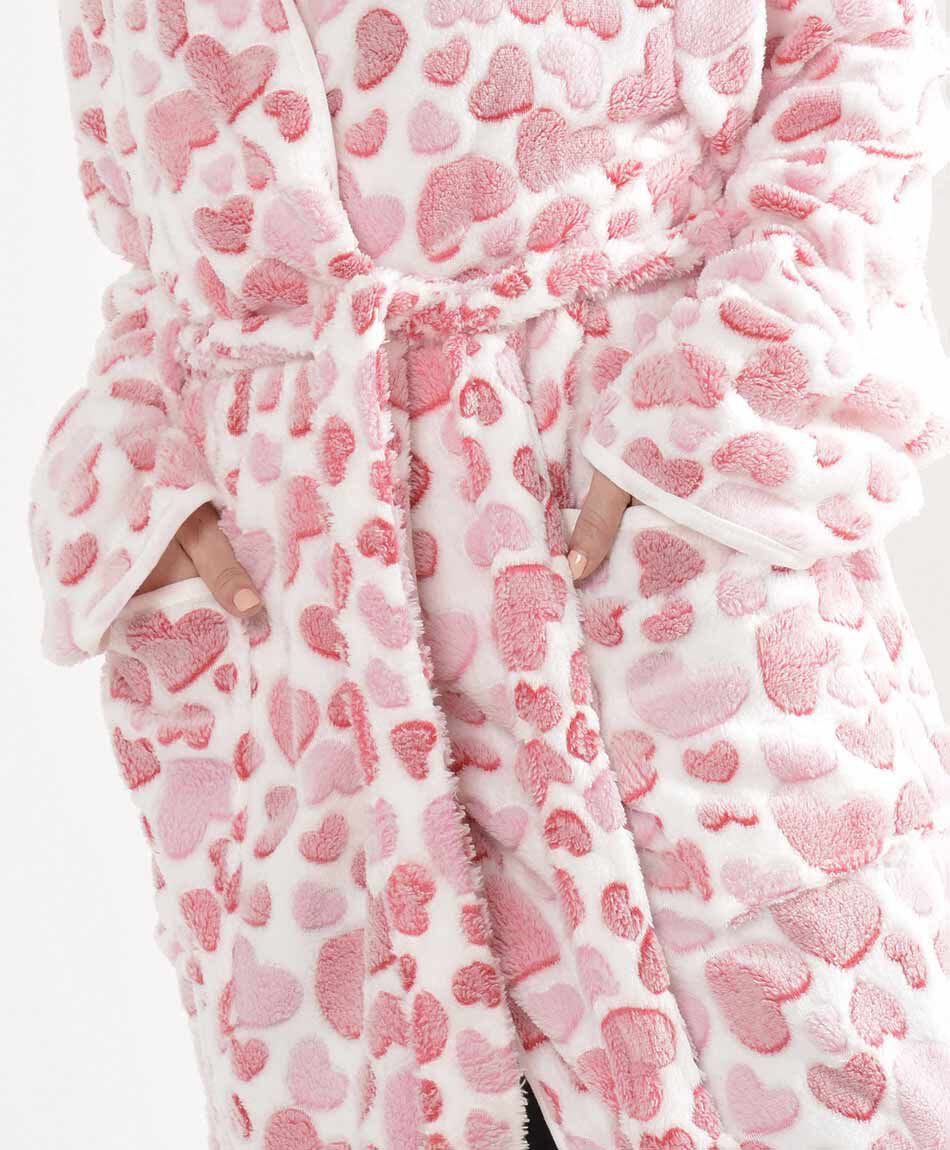 Bata mujer corazones