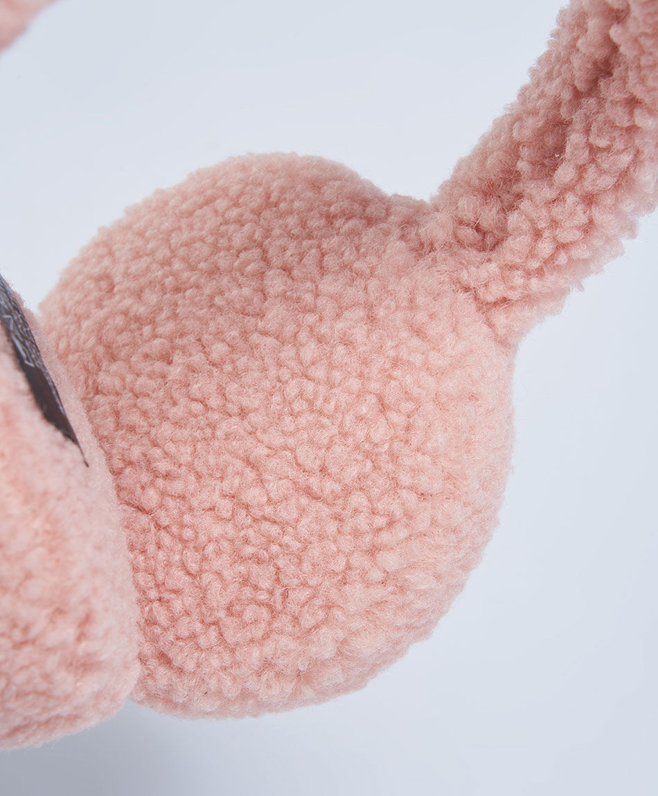 Orejera ni&ntilde;a sherpa pink