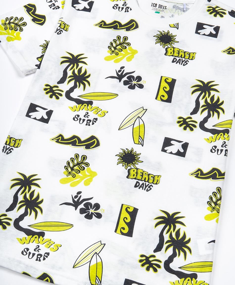 Remera ni&ntilde;o mix playa