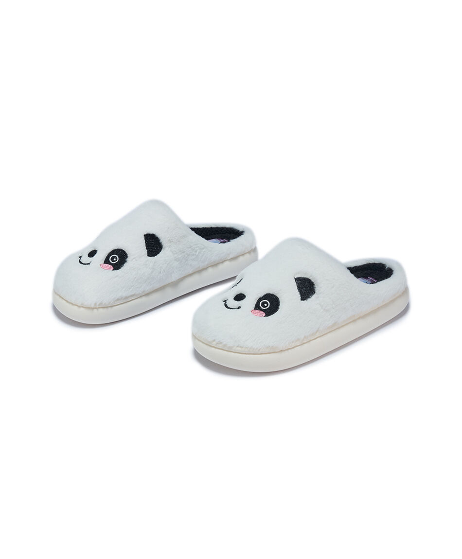 Pantuflas mujer dise&ntilde;o panda