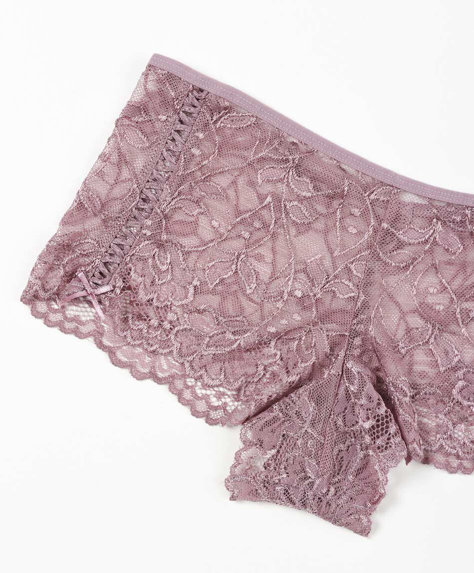Pantaleta mujer encaje transparente