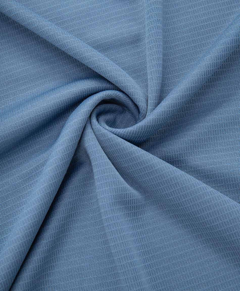 Polera deportiva hombre lisa azul