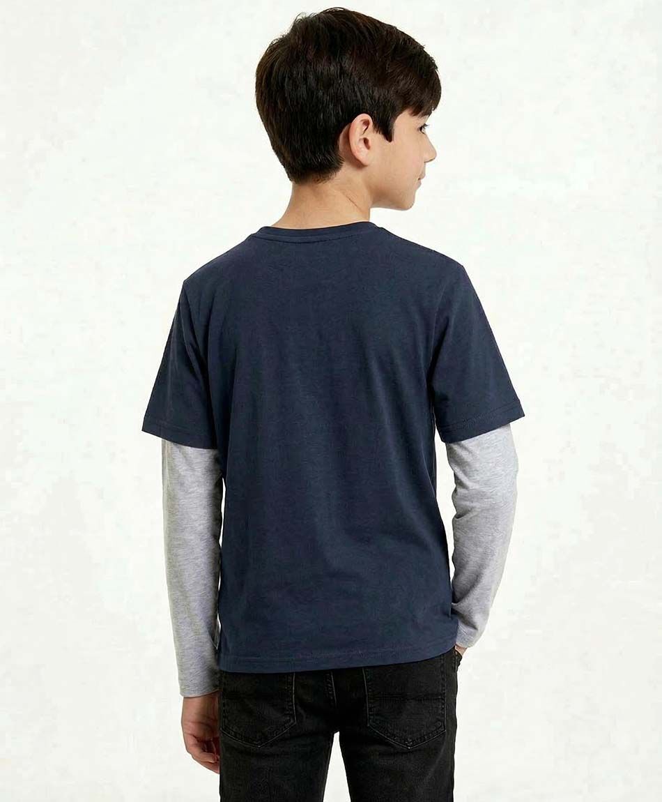 Remera ni&ntilde;o estampado gamer