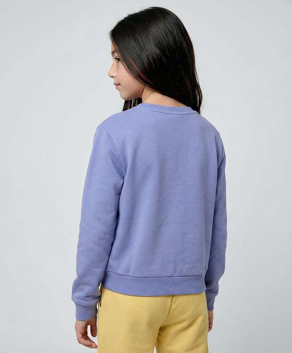 Buzo ni&ntilde;a b&aacute;sico lila