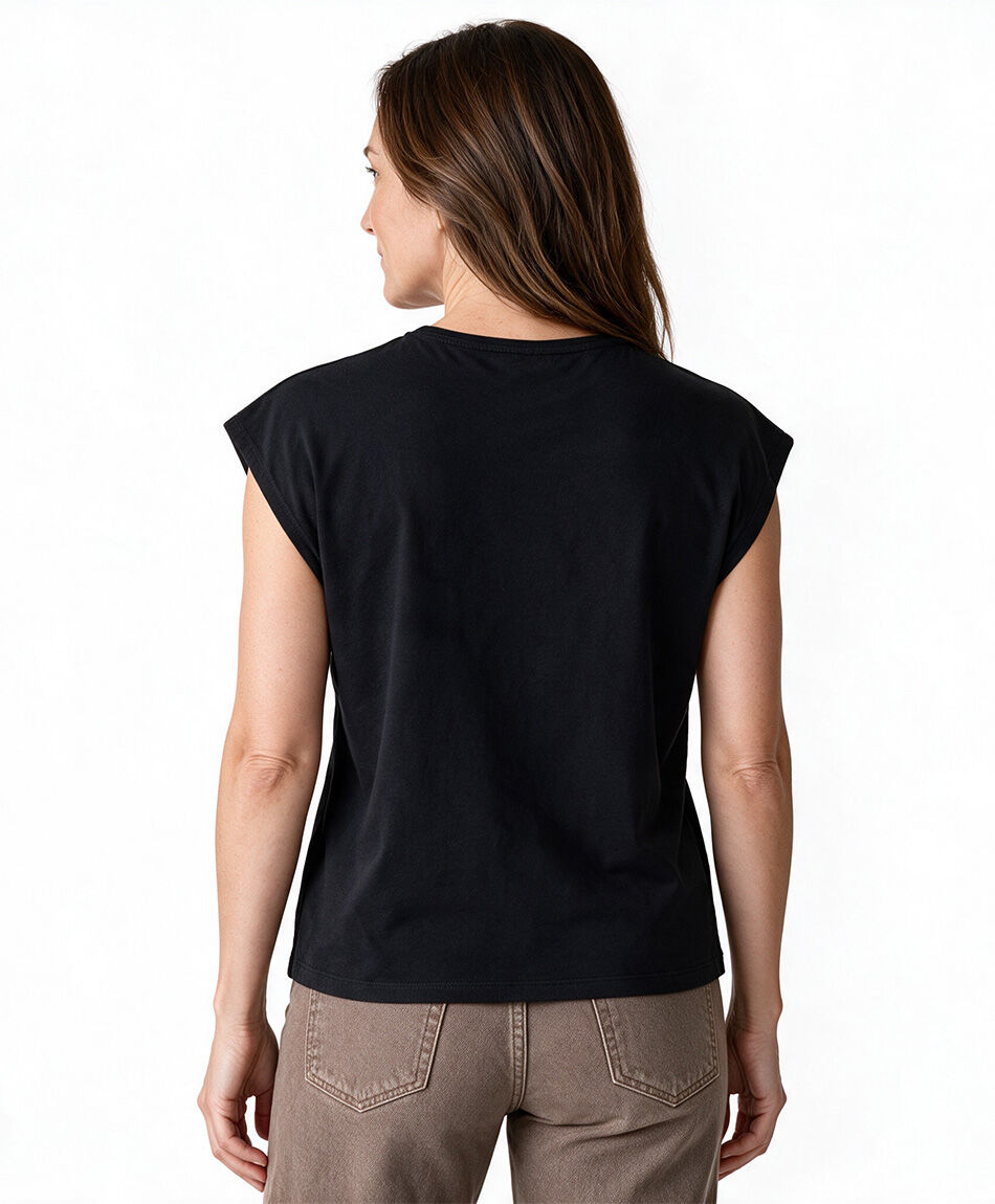 Remera mujer joya hombro
