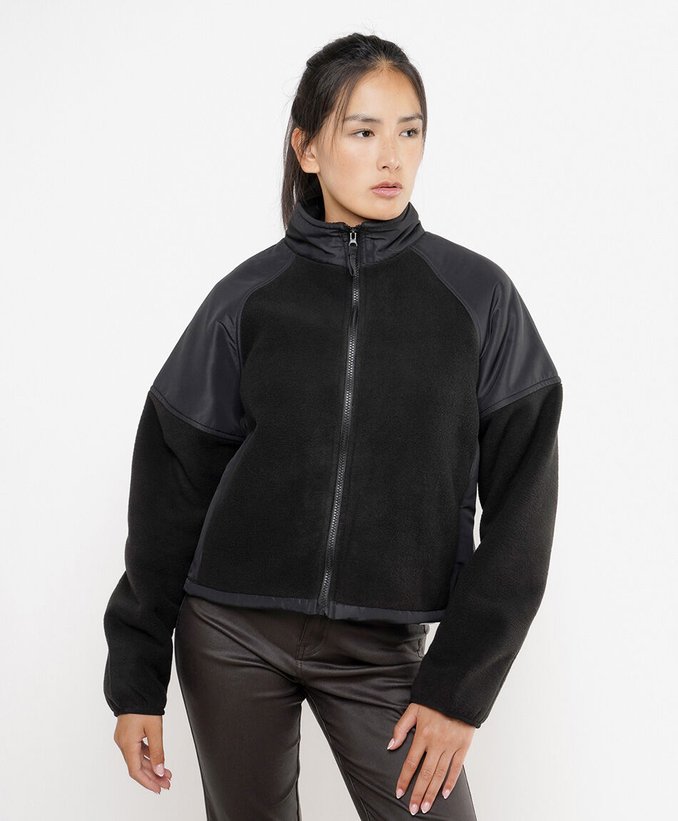 Campera mujer polar mix