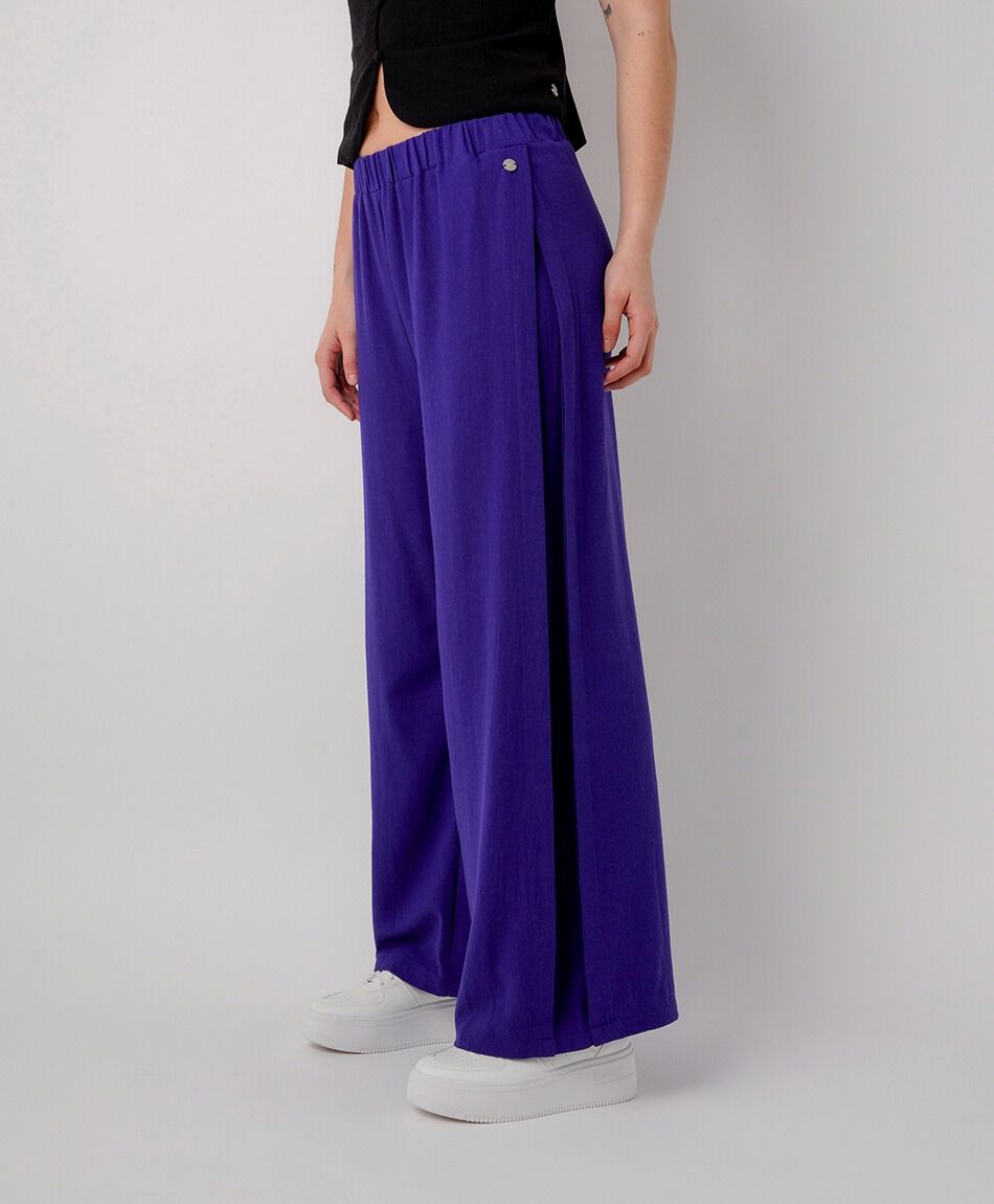 Pantal&oacute;n mujer lino color