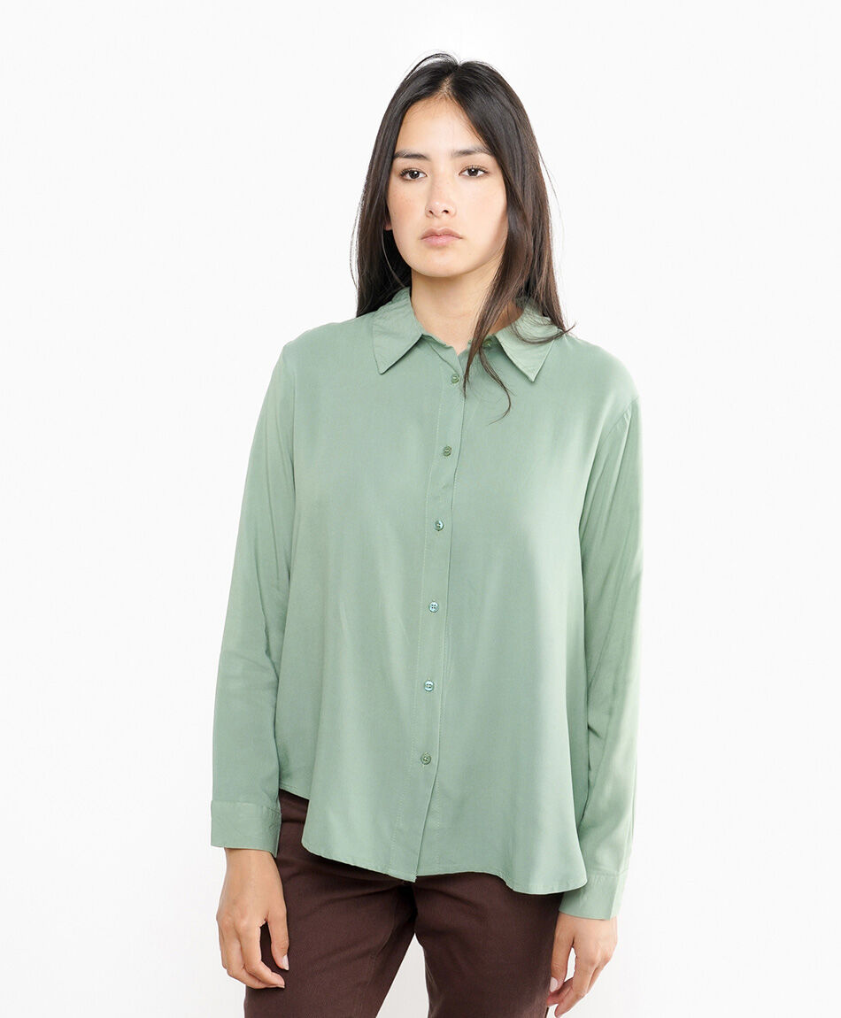 Camisa mujer camisero green