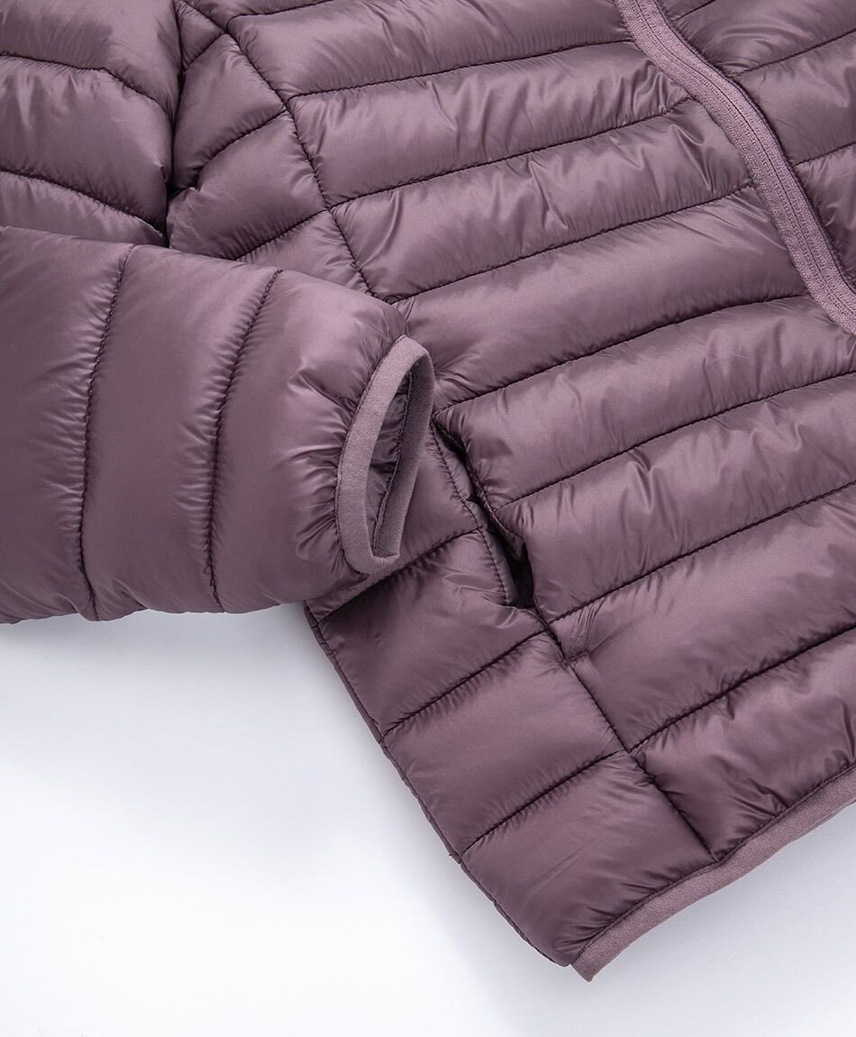 Parka ni&ntilde;a con capucha purple