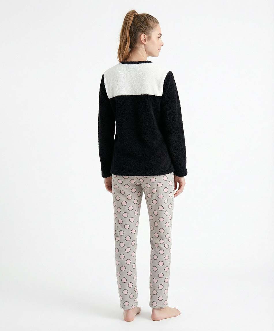 Pijama mujer chiporro bicolor dog