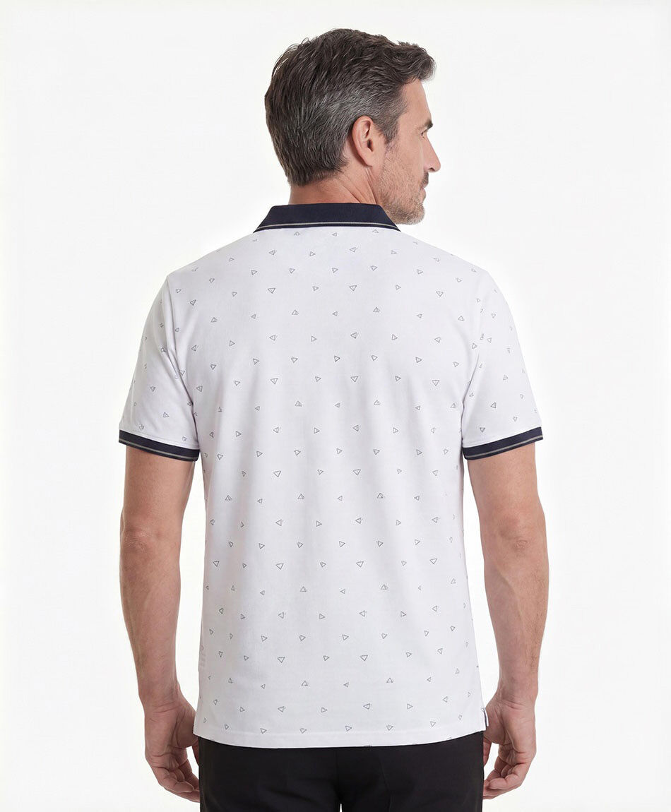 Remera hombre polo tri&aacute;ngulos