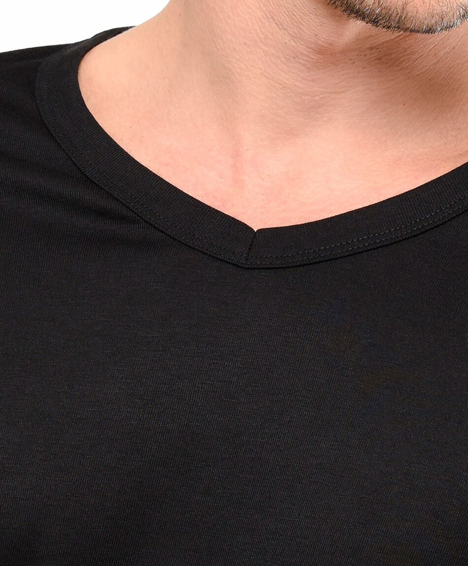 Camiseta hombre negra