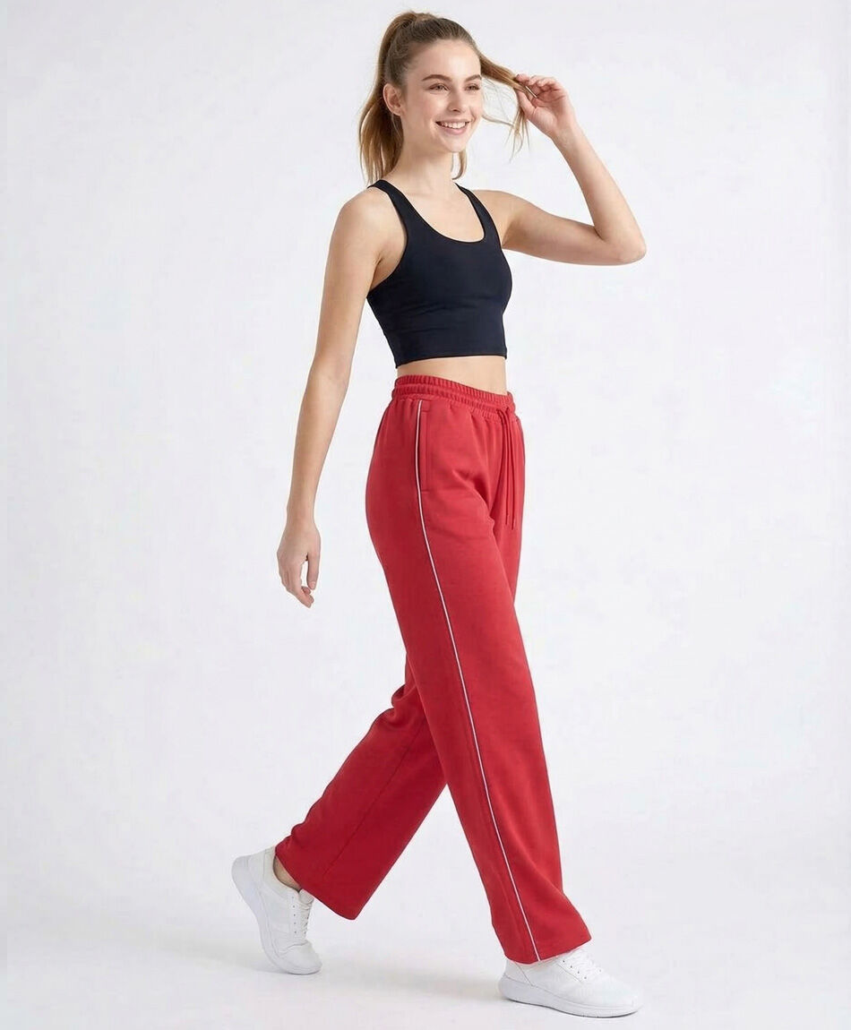 Pantal&oacute;n deportivo mujer rojo