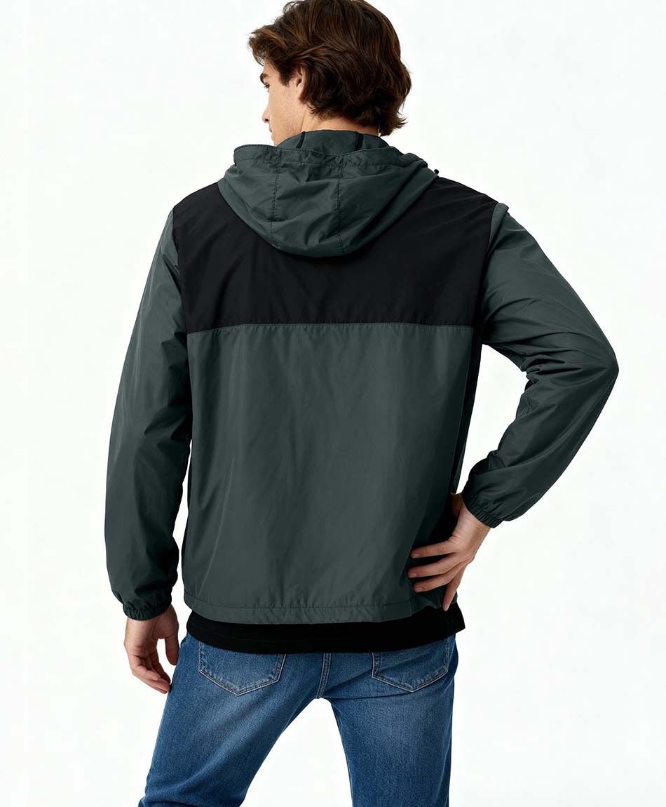 Campera hombre outdoor bicolor