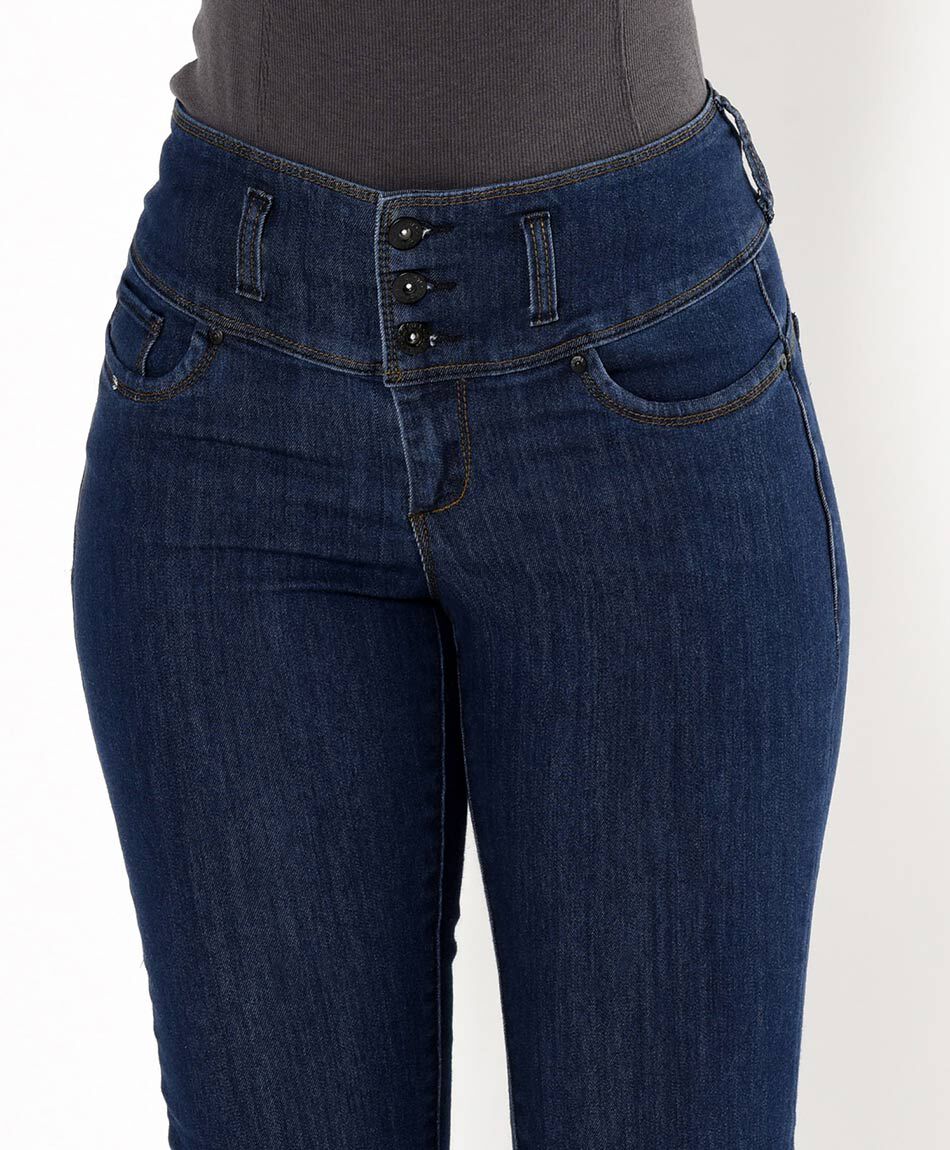 Jeans mujer tiro alto push up