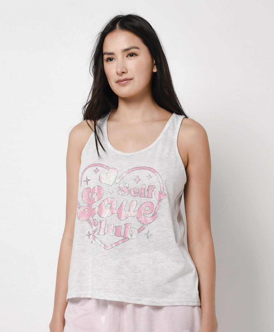 Pijama mujer short self love