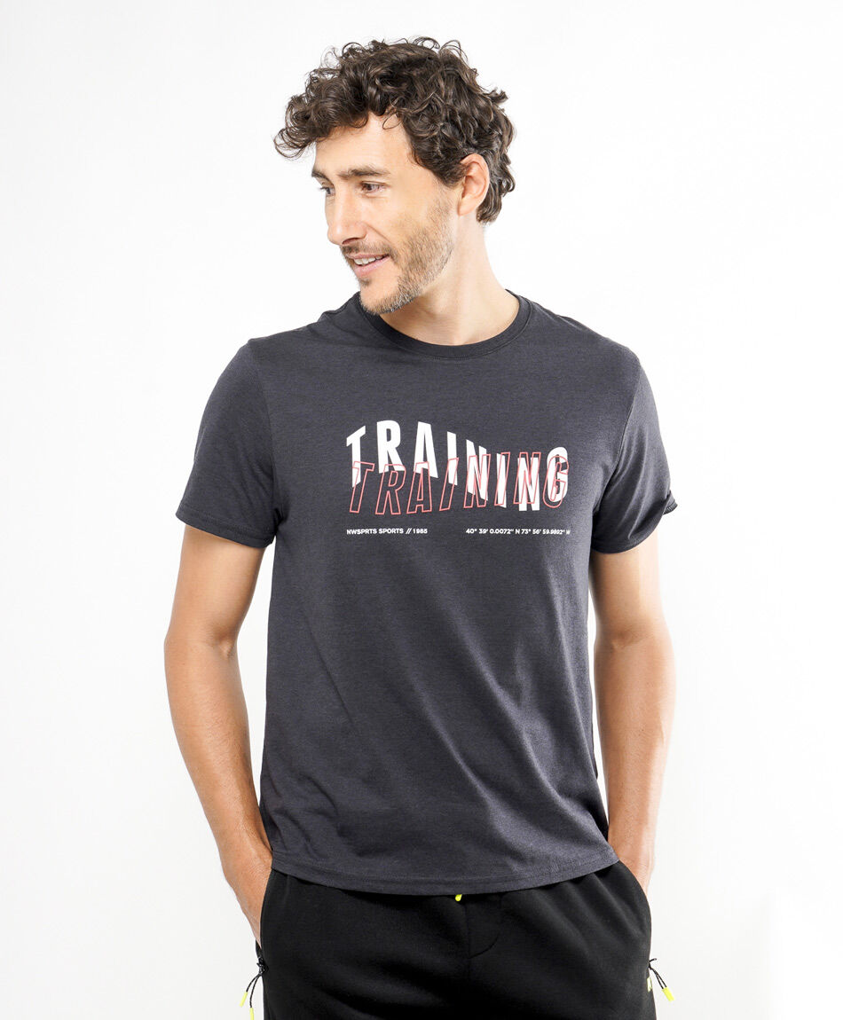 Remera deportiva hombre training