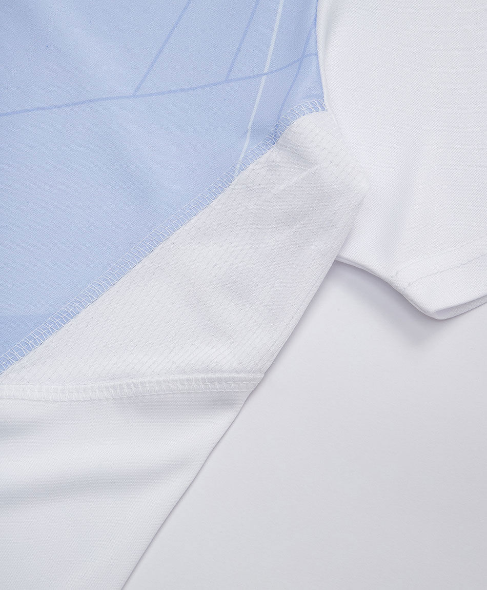 Remera deportiva hombre geometrica