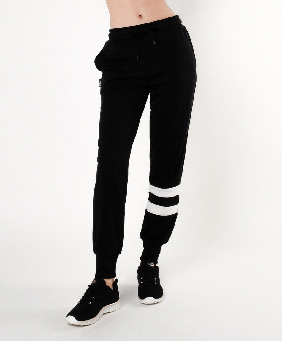 Pantal&oacute;n deportivo mujer franjas skinny fit