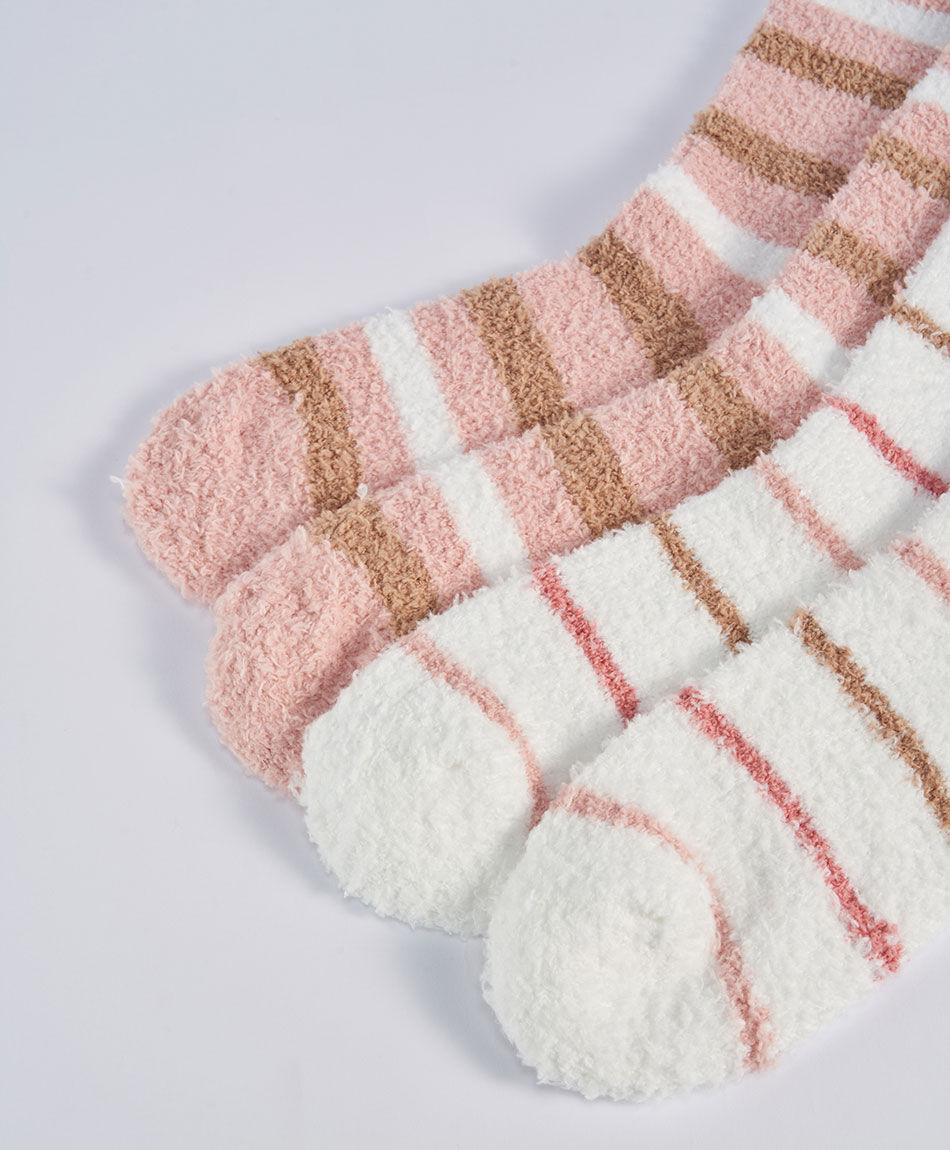 Pack 2 medias mujer tonos pastel suaves