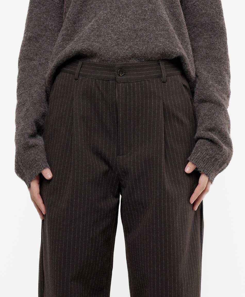 Pantal&oacute;n mujer wide leg jacquard