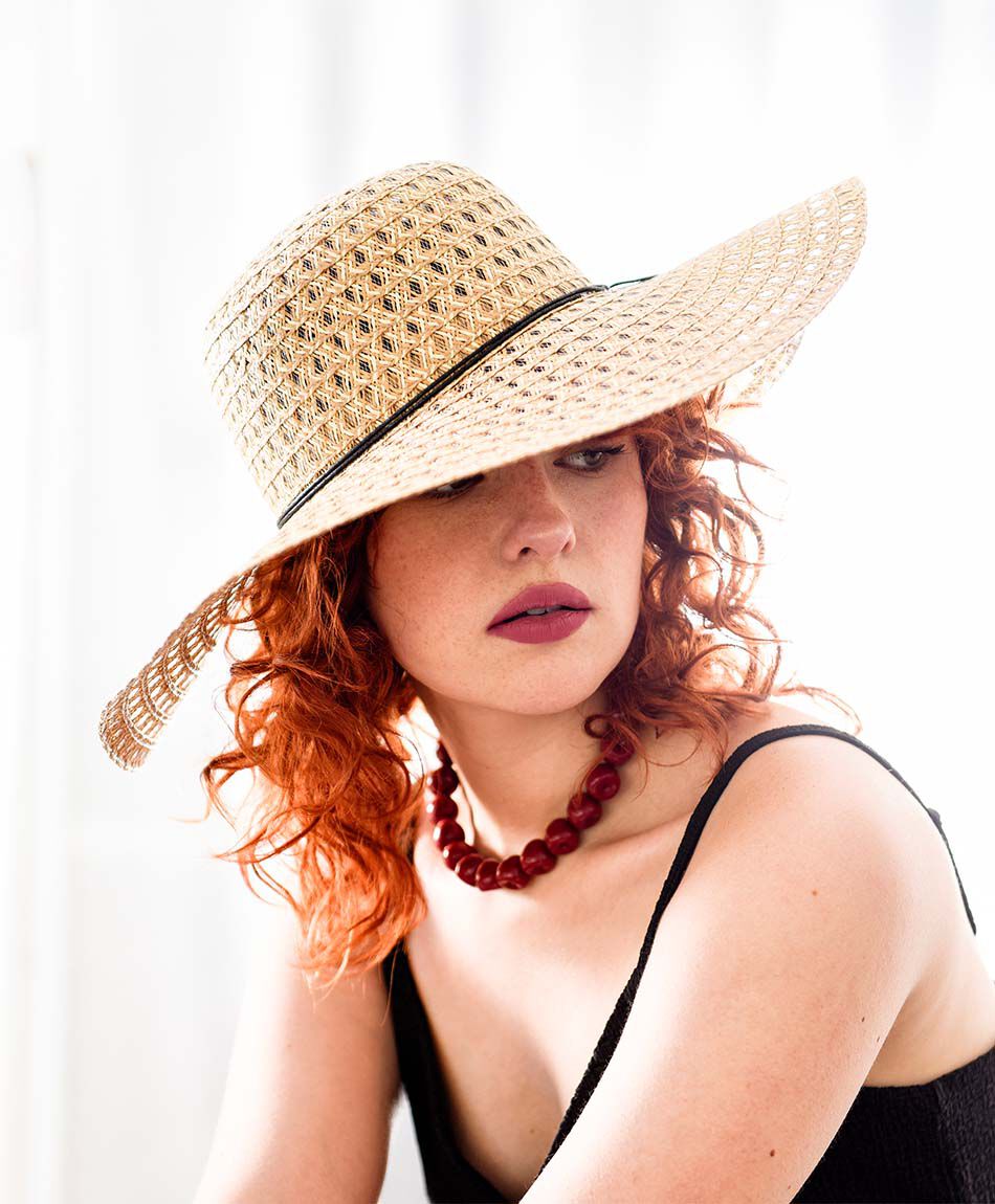 Sombrero mujer ancho