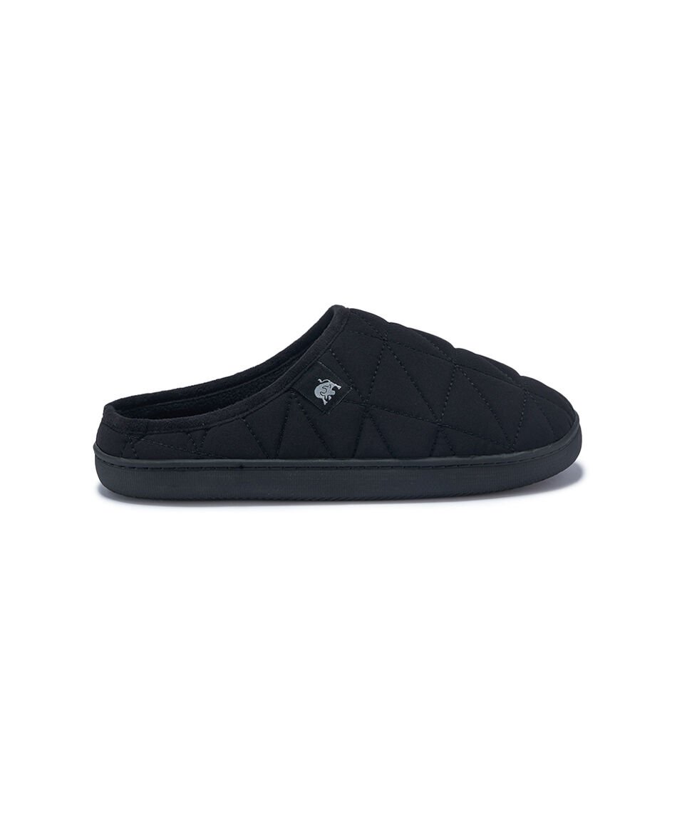 Pantufla hombre liviana negro