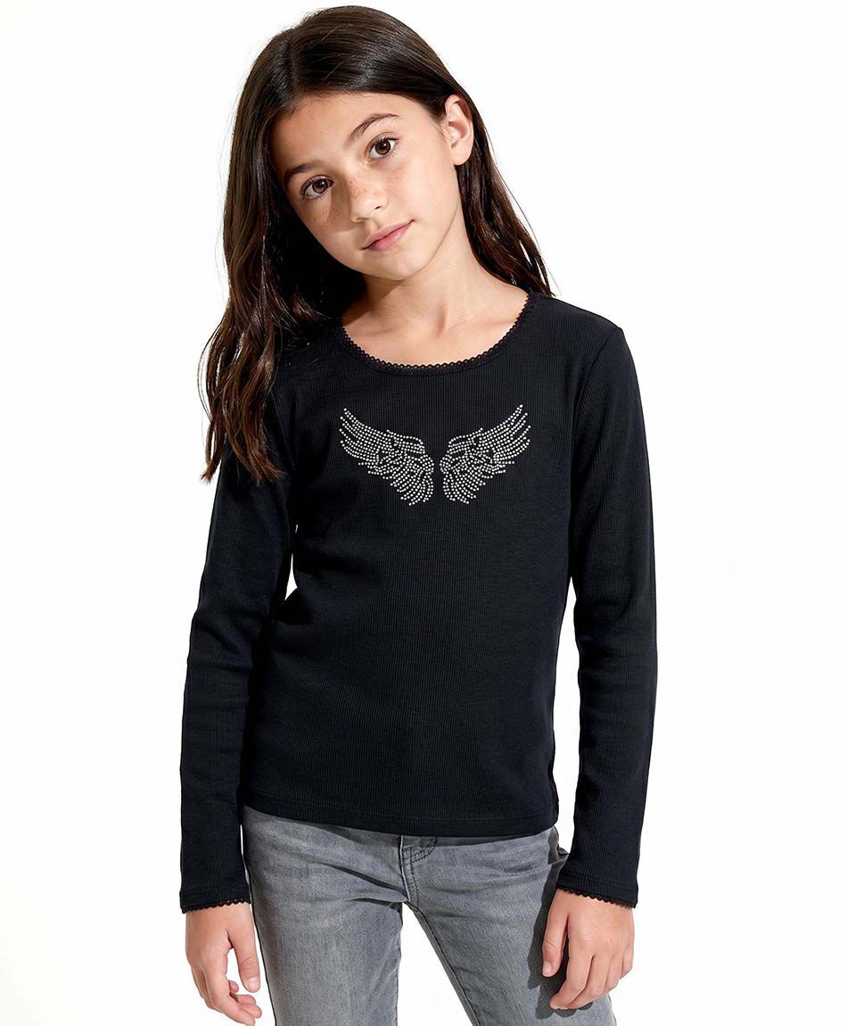 Remera ni&ntilde;a dise&ntilde;o alas
