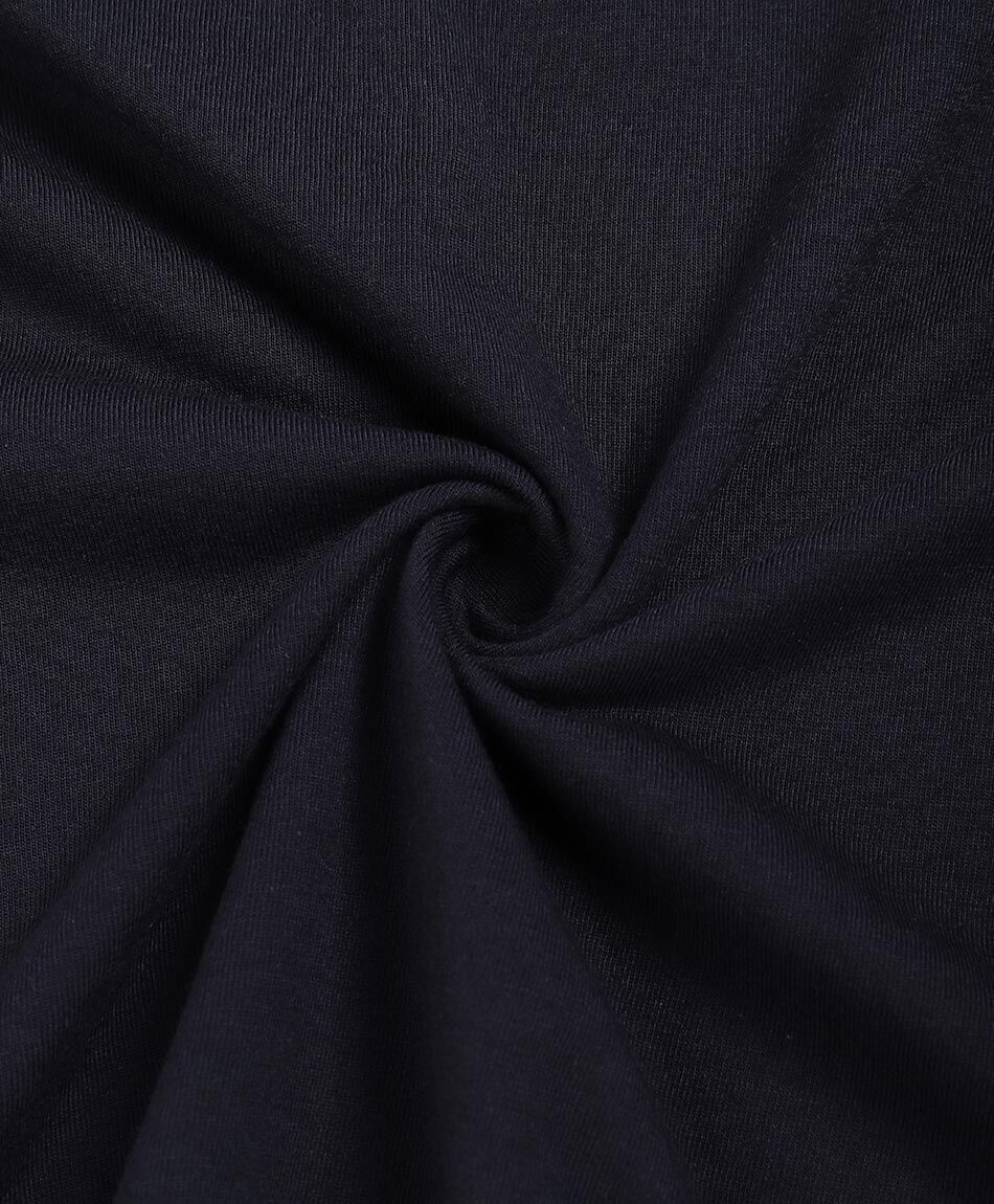 Remera hombre manga larga cuello polo navy