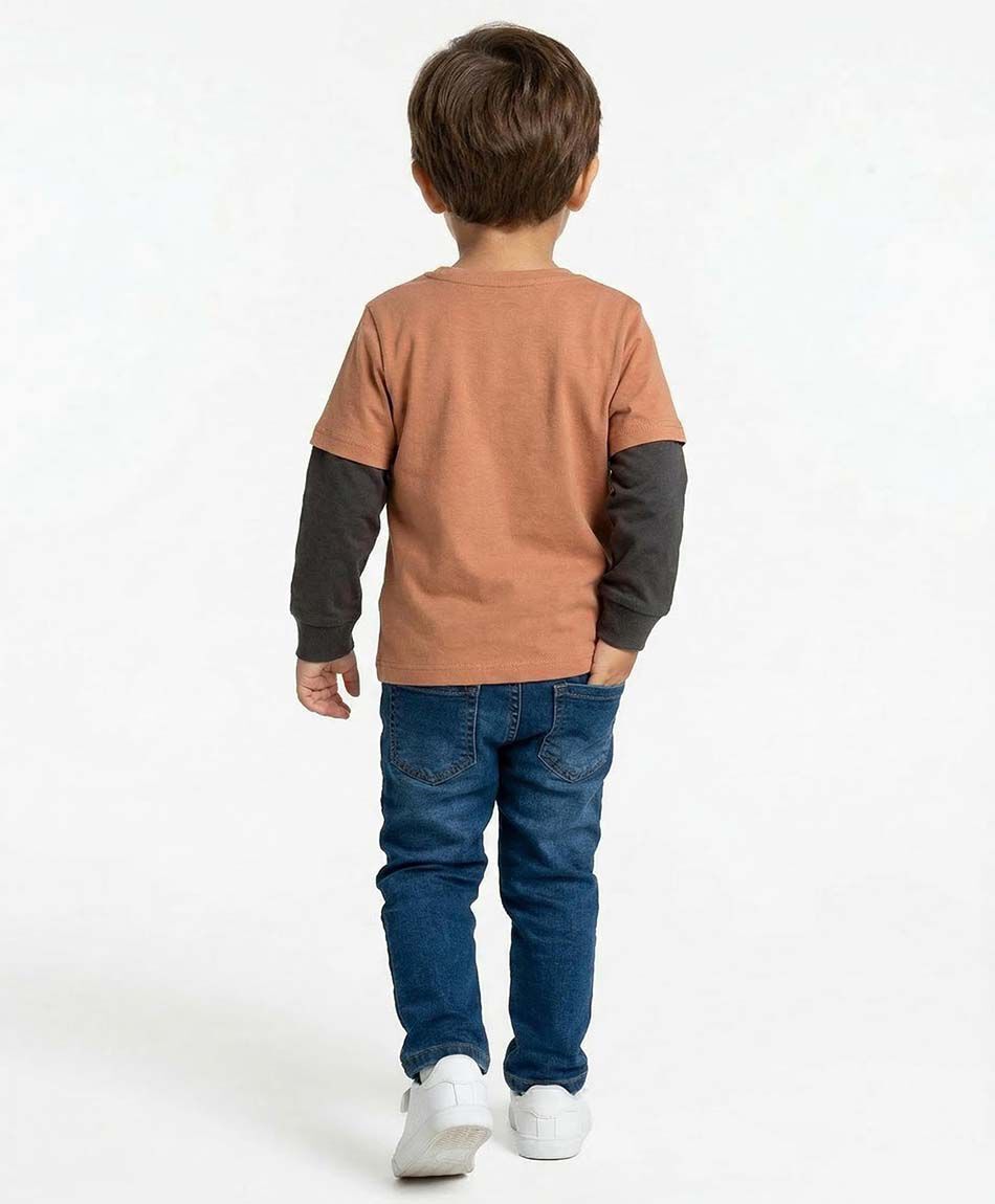 Remera beb&eacute; estampado carita